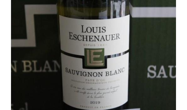 12 flessen à 75cl witte wijn Louis Eschenauer, Sauvignon Blanc, 2019